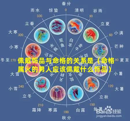 佩戴饰品与命格的关系是（命格属火的男人应该佩戴什么饰品）